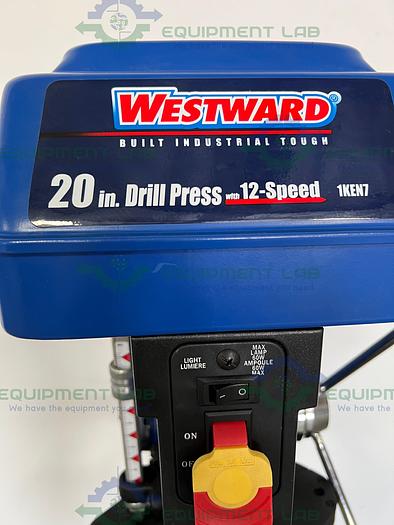 Used Westward 20" Floor Model Drill Press w/ 12 Speed 1KEN7 Motor