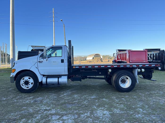 Used 2013 Ford F-650 XL Super-Duty Flatbed Truck #5647