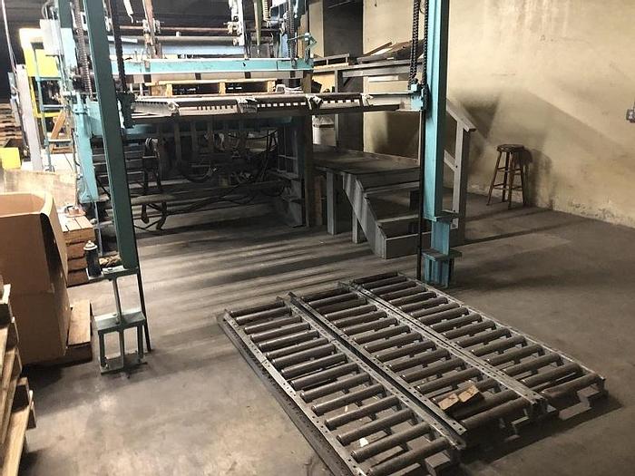 Used 60" WIDE HAMBLET SHEETER W/ 4 BACKSTANDS & DRIVE UPDATE