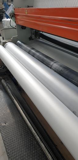 Used 1996 ZOCCHI  Motorized unwinding group and triangle single fold (for HDPE)