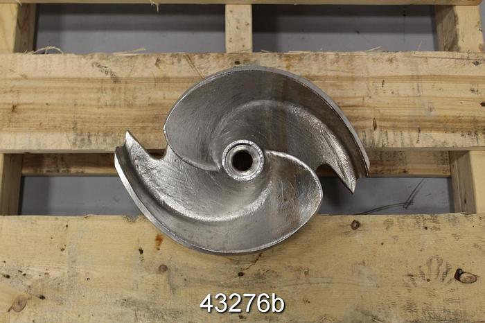 Used Goulds 3175 6x8x14 11.5" Diameter CF8M 2-Vane Impeller #43276