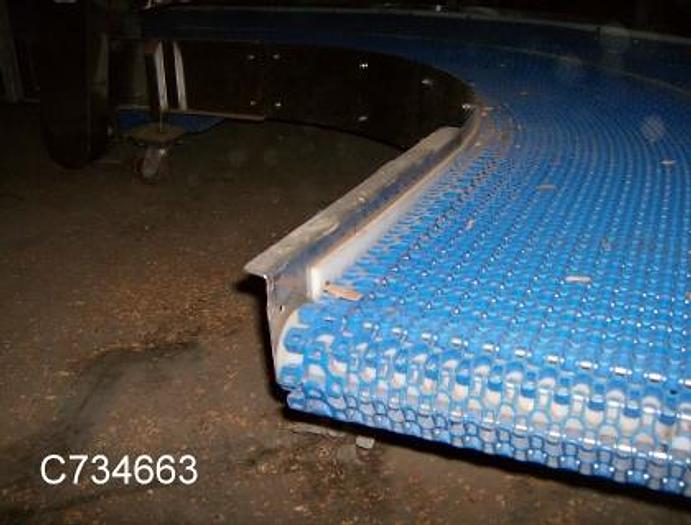 Used Conveyor, Belt, 36" x 20', Plastic, S Turn #C734663