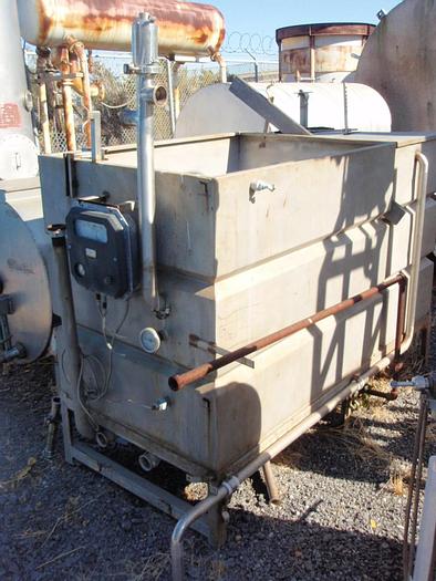 Used CIP, 2-Tank, 350 Gallon, S/st, Rectangular,, #S731534