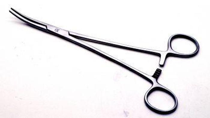 Forceps Artery Heiss Slightly Curved 200mm (8in)