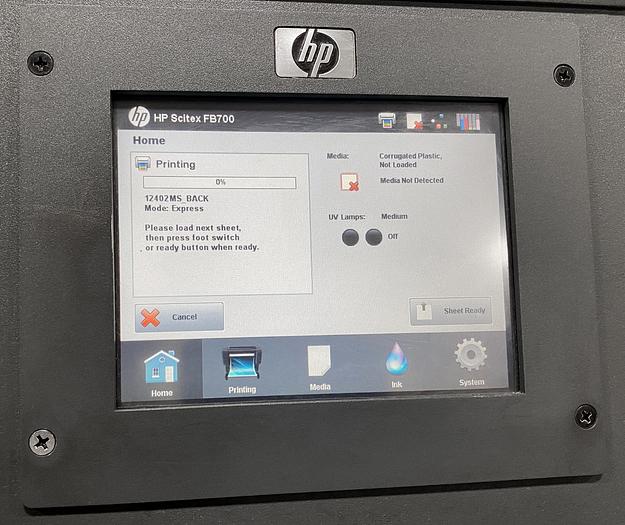 Used 2013 HP Scitex FB 700