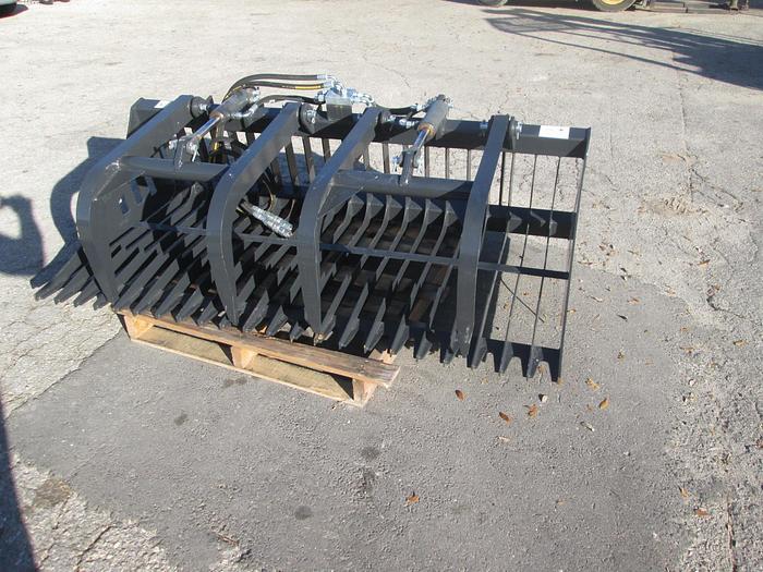 Used New 6' Rock Grapple Skid Steer Rake