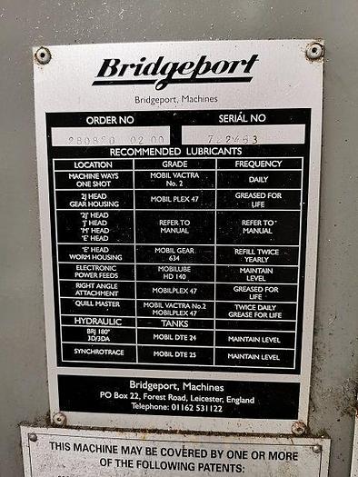 Used Bridgeport BR2J2