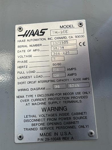 Used 2008 Haas TM1-CE