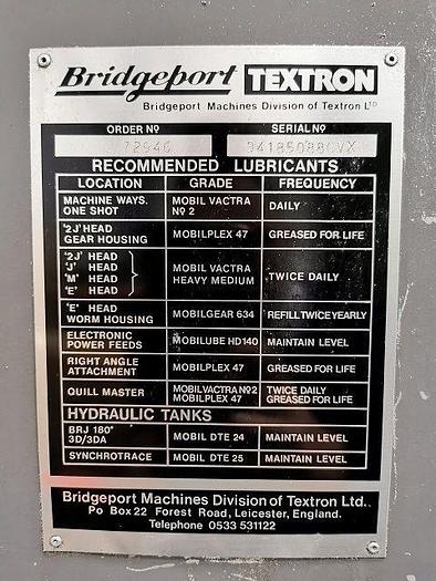 Used Bridgeport BR2J2