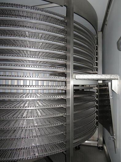 Used EUROTEK 16-TIER SPIRAL FREEZER WITH GRASSO GEA PLANT