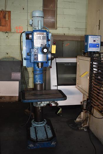 Used 21.25" KIRA GEARED HEAD FLOOR STANDING SINGLE-SPINDLE DRILL