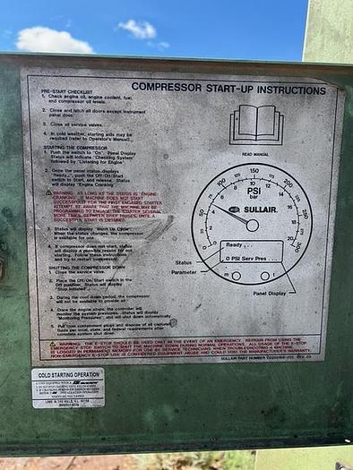 Used Sullair 1600H Compressor 1600H Sullair Compressor
