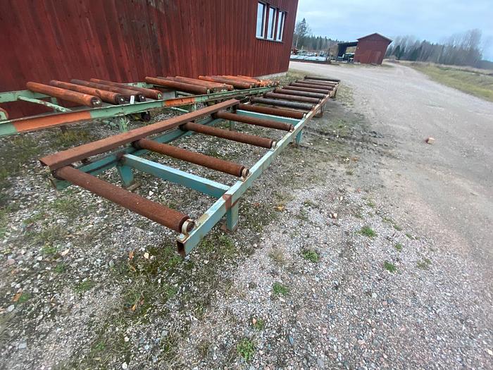 Used Roller conveyor, lumber packages