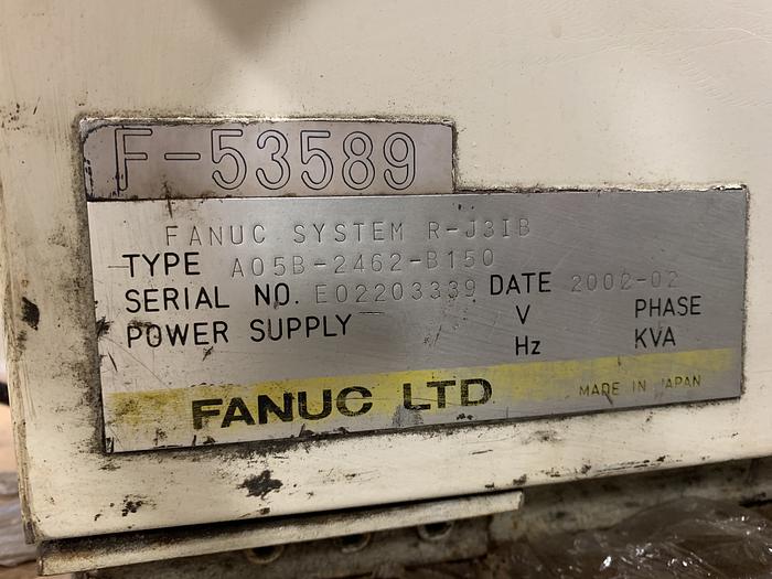 Used FANUC M6iB 6 AXIS CNC ROBOT WITH RJ3iB CONTROLLER