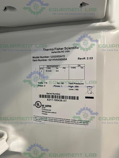 Used VWR U2020GA15 General Purpose Laboratory Freezer -12°C to -20°C, 20.7 cu. ft.