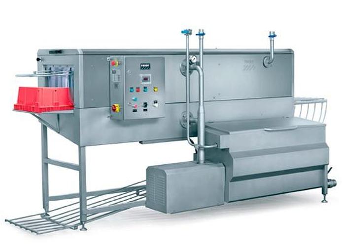 Roser Model TL-235-3665 (300/hour) Crate Tunnel Washer with Electrical Heating