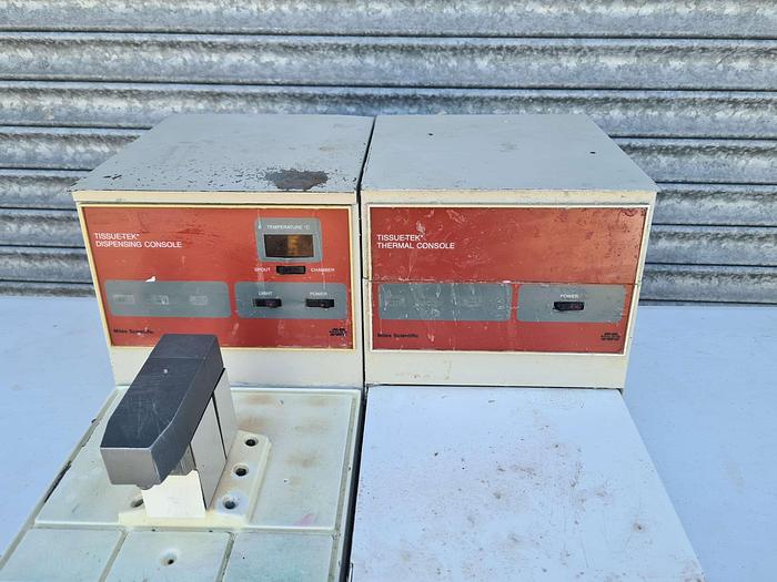 Used Miles Scientific Tissue-Tek Dispensing Console and Thermal Console