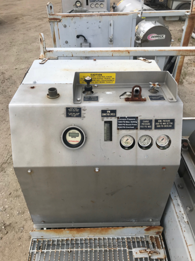 Used Derrick DE 1000 Hydraulic Centrifuge