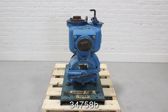 Used Gorman Rupp 14A20-B, 4X4 Trash Pump, Self Priming #34758