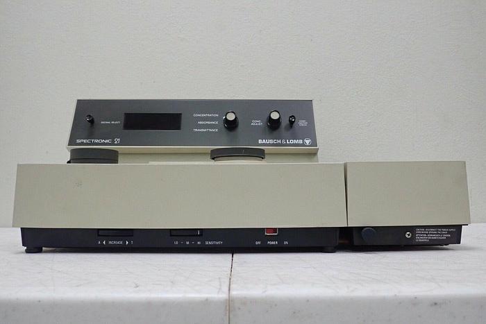 Used Bausch & Lomb 33.22.43 Spectronic 21 Spectrophotometer