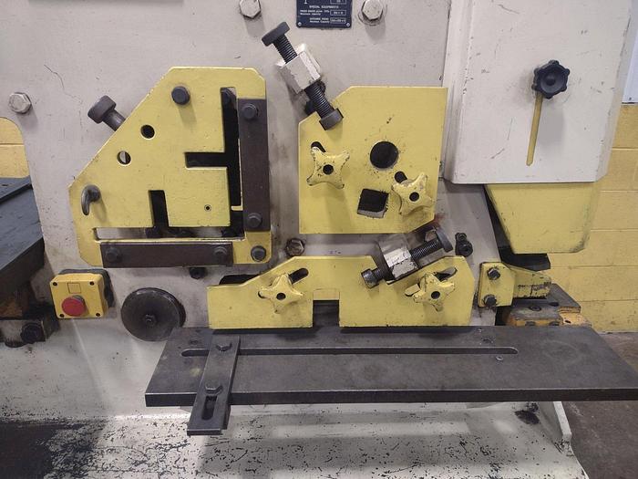 Used 70 TON GEKA MODEL HYDRACROP-70-S HYDRAULIC IRONWORKER (USED)