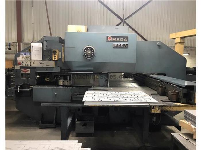 Used 1986 33 Ton Amada Pega 357 CNC Turret Punch