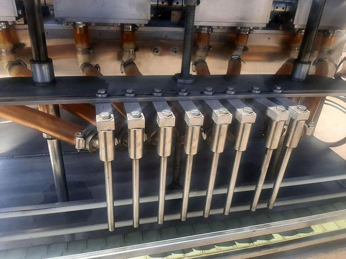 Used Filler, Piston, 8-Head, S/st, Inline, 16 Ounces #S744549