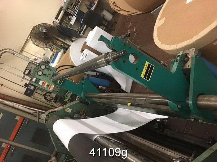 Used Dusenbery 800 Model Duplex Surface Center Slitter Rewinder #41109