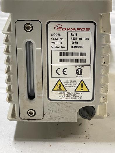 Used Edward RV12, Leroy Somer ~3 LS71L/T