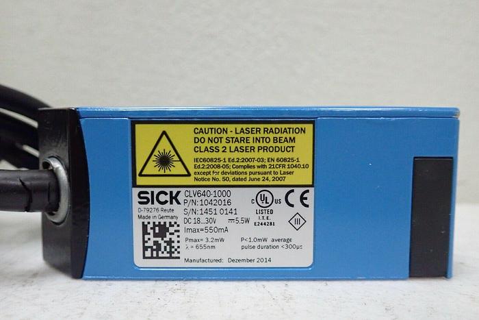 Used SICK CLV640-1000 1042016 Bar Code Scanner Module