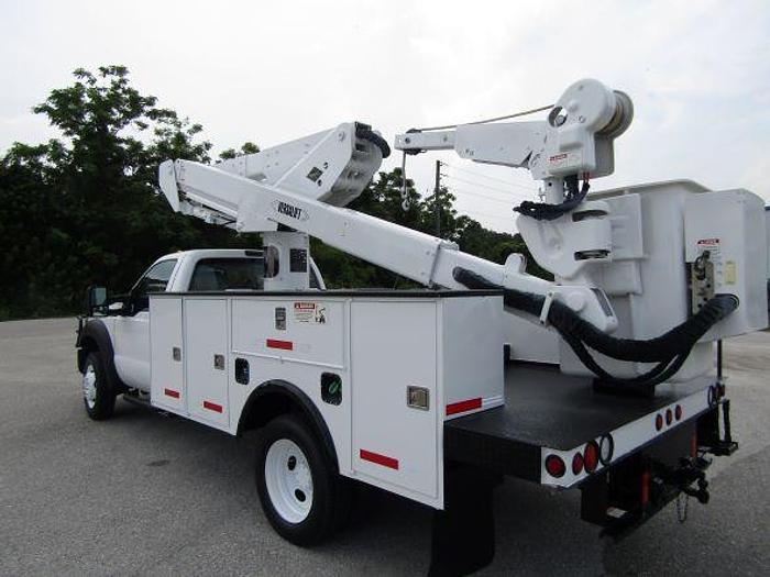 Used Versalift VST40-MH 45ft Bucket Boom on 2015 Ford F550 4x4 Utility Truck - 44904