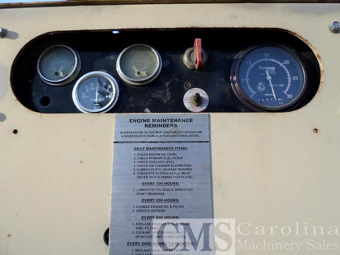 Used Jackson 4' Shaving Mill with Diesel Engine