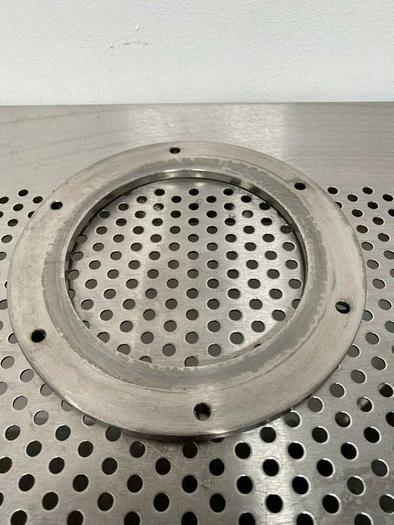 Used Circular 6" Sight Glass w/ Stainless Steel Frame