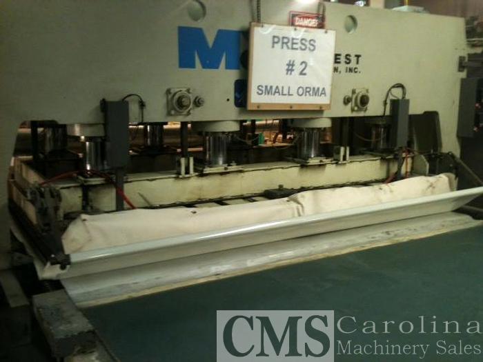 Used 1999 Orma PCC 2500-1600 5 x 8 Side loading feedthrough