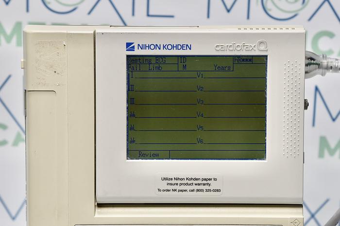 Used NIHON KOHDEN ECG-9130K MACHINE