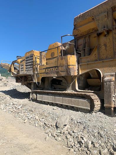 Used 2007 Extec C12+ tracked jaw crusher