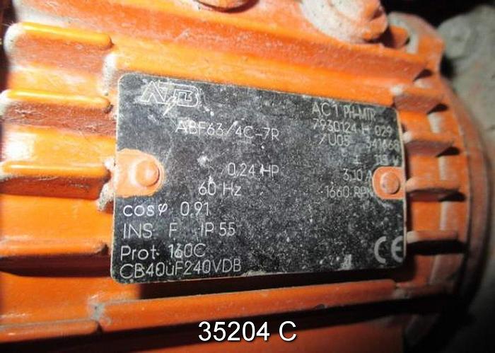 Used Prominent SICAHM04350SST0580D100 1" Gear Pump #35204