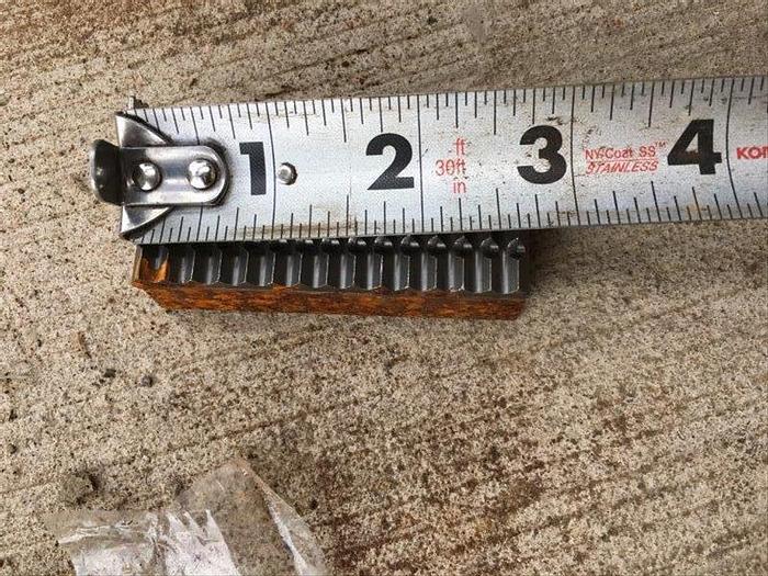 Used Lot of Die Inserts Approximately 5/8" x 1-1/4"