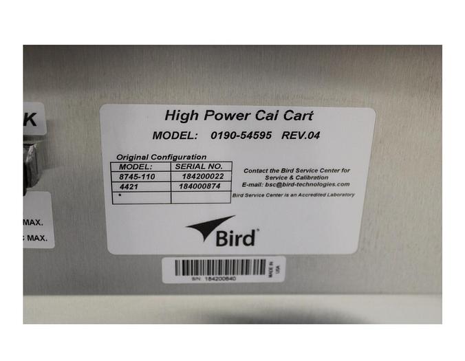 Used AMAT 019054595 REV 04 BIRD TECH RF HIGH POWER CALIBRATION CAR...