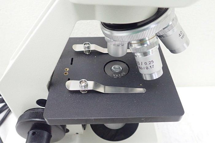 Used Wolfe Binocular Microscope w/ 4 Objectives, 2 WF10X-18MM Eyepieces & Condenser
