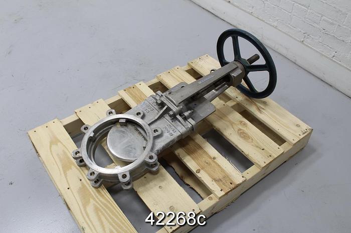 Used Fnw 65BM Hand Operated Knife Gate Valve #42268