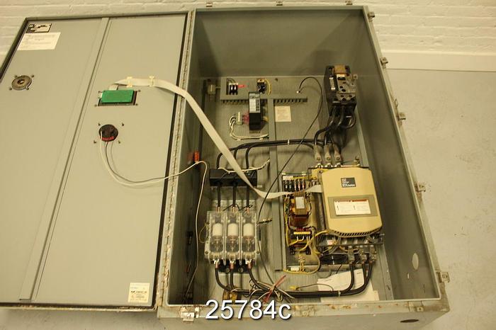 Used Toshiba RX Soft Starter, 150Hp, 460V, Type SCLRX201EDZBY2 #25784