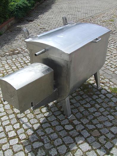 Usado Mezclador de hilo encamisado para calentar o enfriar un producto y una tapa superior