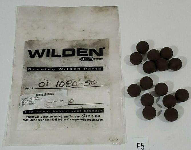 *NEW* LOT OF 15 Wilden 01-1080-50 Polyurethane Valve Balls + Warranty!