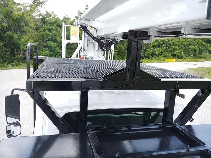 Used Elliott G85R Sign Crane on 2012 International 4300 4x2 Reg Cab Flatbed Truck - 84733