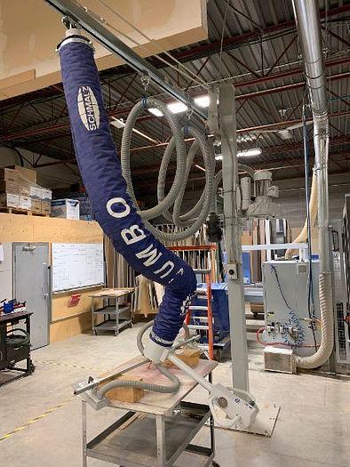 Used 2010 Schmaltz Ergo Jumbo 85 Vacuum Lifter with Jib Crane