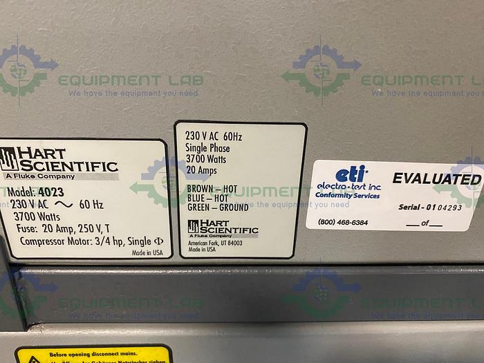 Used Fluke / Hart Scientific 4023 Constant Temperature Calibration Bath 25° to 150°C