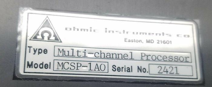 Used OHMIC MULTI-CHANNEL SENSOR PROCESSOR MCSP-1AO
