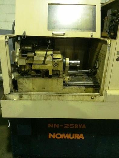 Used Nomura NN-25RYA Swiss Style CNC lathe