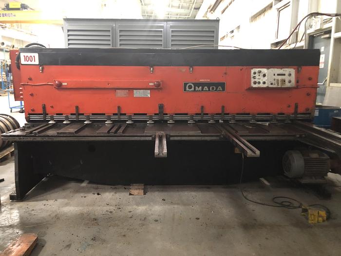 Used 1/4" x 10' AMADA MECHANICAL SHEAR